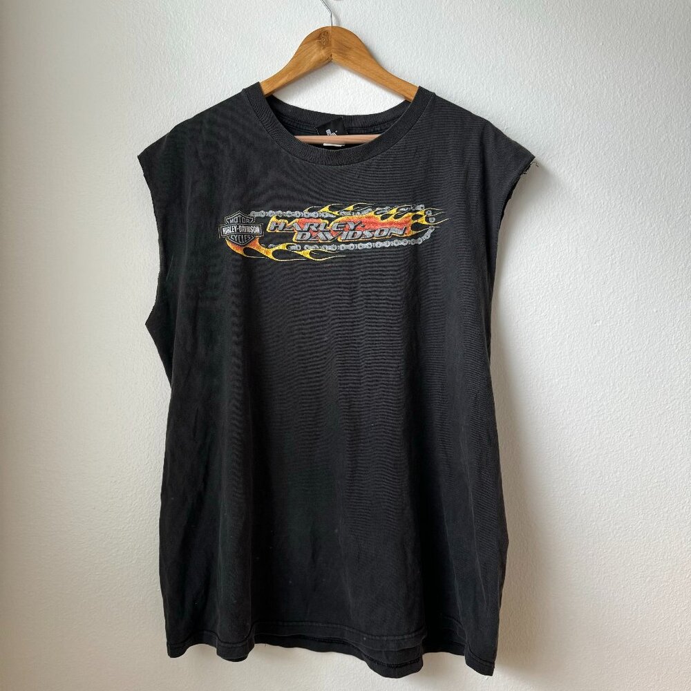 Harley Davidson Cut-Off Tee - XL